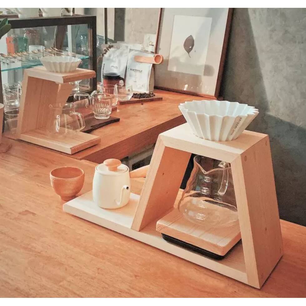 DIY,ไม้สน,เฟอร์นิเจอร์,กาแฟ,กาแฟดริป,เฟอร์นิเจอร์ไม้