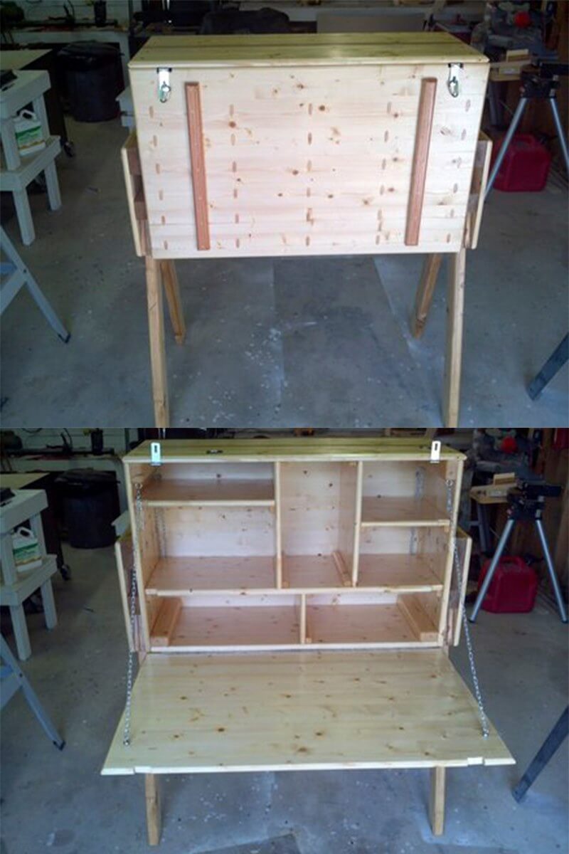 กล่องไม้,กล่องไม้สน,DIY,แคมป์,ตั้งแคมป์,เครื่องครัว,กล่องเก็บของ,ไม้สน
